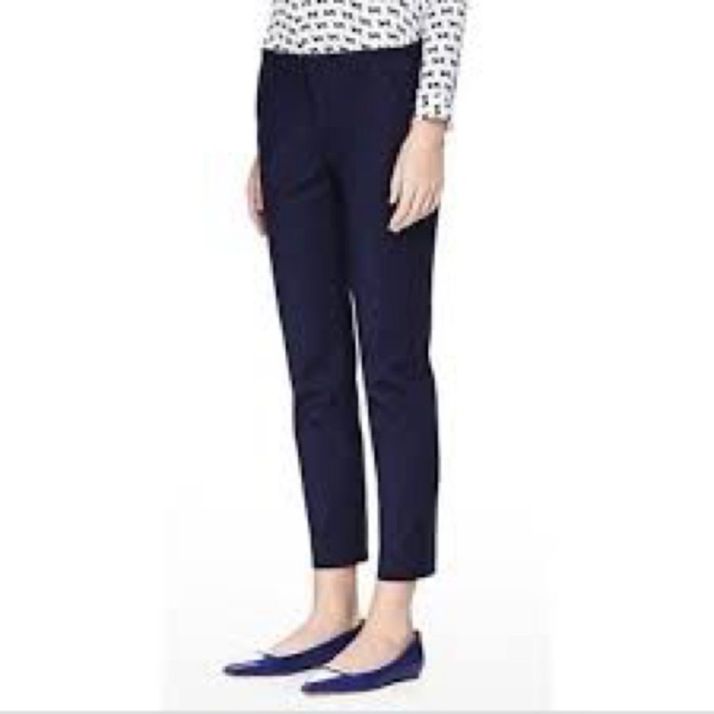 THEORY Bedina Pavia Black Tailored Ankle Trousers Size 8